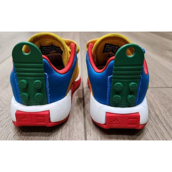 Lego Adidas Boys‎ Girls Kids shoes Size 6k Yellow, Red, Blue, Green - Picture 3 of 7